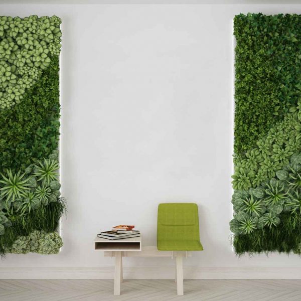 pareti verdi in ufficio